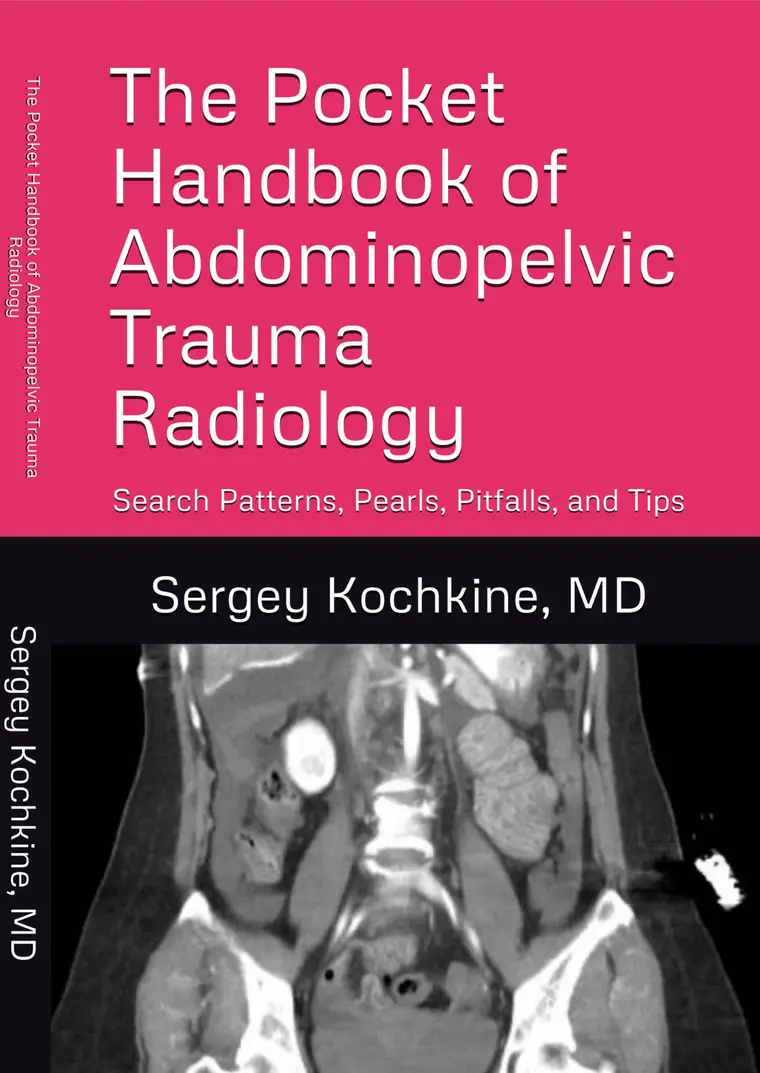 Cover of The Pocket Handbook of Abdominopelvic Trauma Radiology: Search Patterns, Pearls, Pitfalls, and Tips